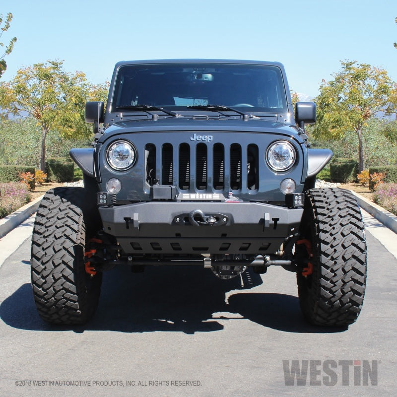 Westin 07-18 Jeep Wrangler JK WJ2 Stubby Front Bumper - - 59-80005