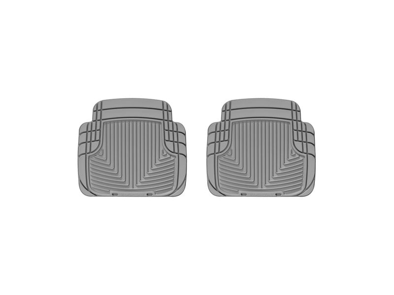 WeatherTech 99 BMW M3 Convertible Rear Rubber Mats - Grey - W50GR