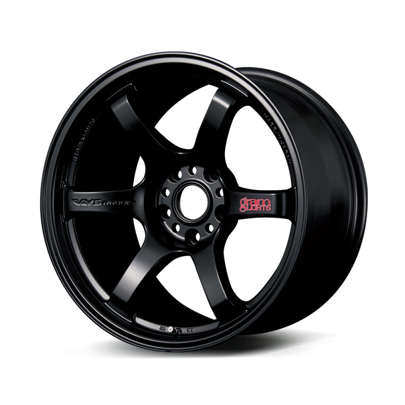 Gram Lights 57DR 18x9.5 +22 5-114.3 Semi Gloss Black Wheel - WGIX22EH