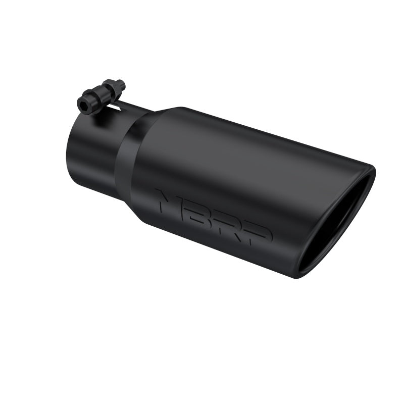 MBRP Universal Tip 4in OD 3in Inlet 10in Length Angled - T5155BLK