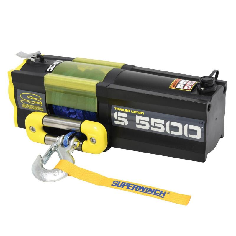 Superwinch 5500 LBS 12V DC 1/4in x 60ft Synthetic Rope - 1455201