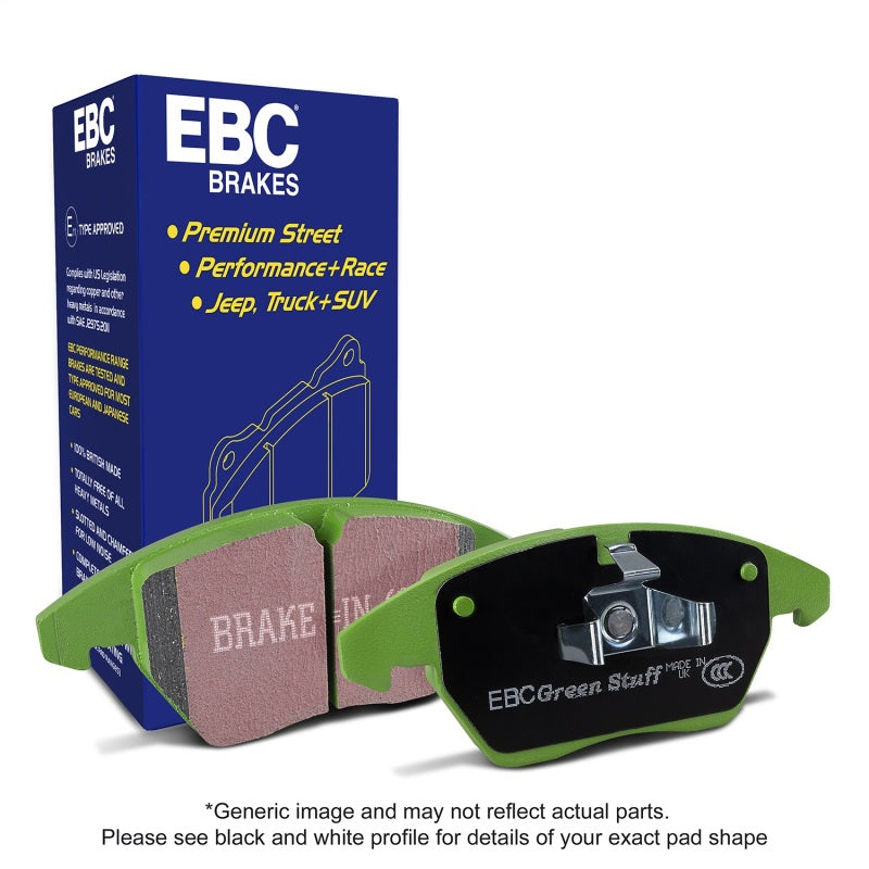 EBC Greenstuff Brake Pad Sets (Rears Only) - DP22301