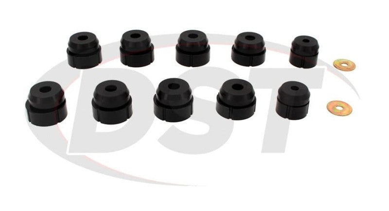 Prothane 80-96 Ford Bronco 2wd/4wd Body Mount - Black - 6-107-BL