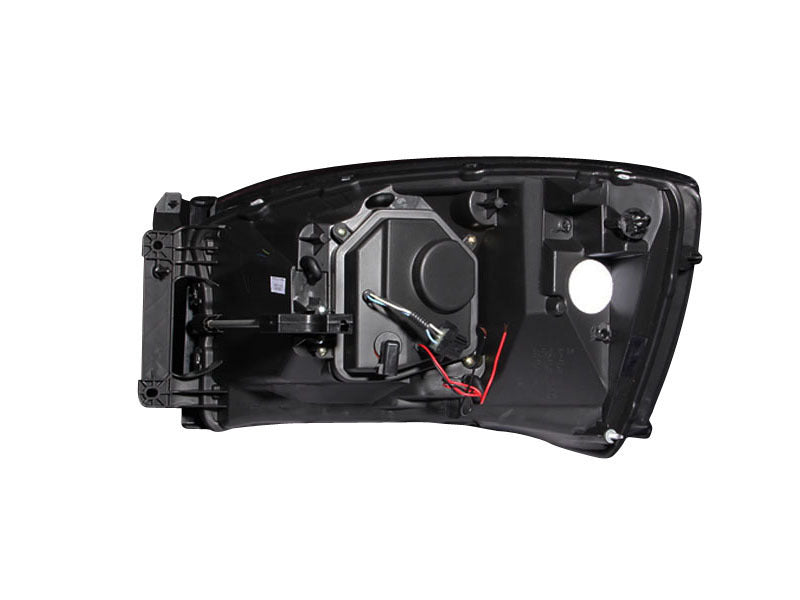 ANZO 2006-2008 Dodge Ram 1500 Projector Headlights w/ Halo Chrome - 111210