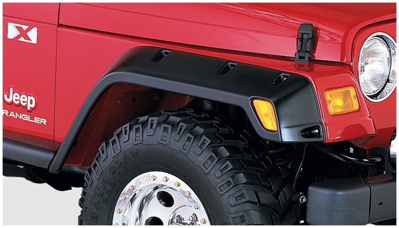 Bushwacker 97-06 Jeep TJ Pocket Style Flares 2pc - Black - 10043-07