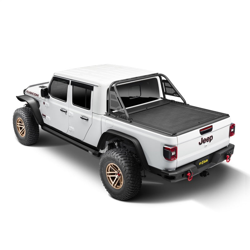 Rugged Ridge 20-22 Jeep Gladiator w/Trail Rail Sys Armis Tonneau - 13550.35