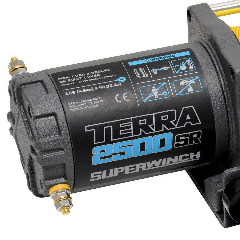 Superwinch 2500 LBS 12V DC 3/16in x 40ft Synthetic Rope - 1125270