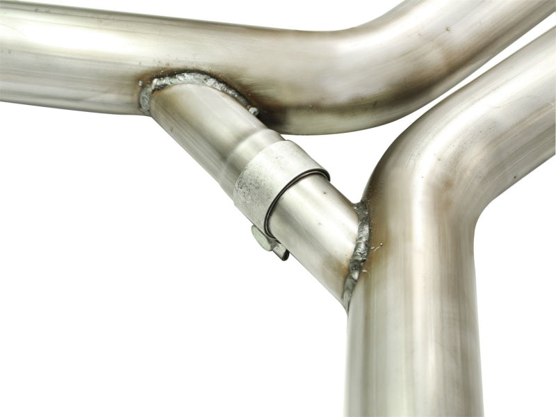 aFe MACHForce XP Exhaust 3in Stainless Stee CB/10-13 Chevy Camaro - 49-44039-P