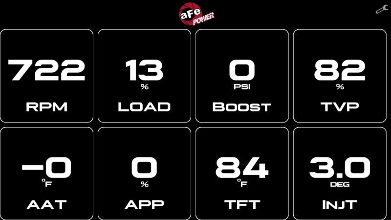 aFe AGD Advanced Gauge Display Digital 5.5in Monitor 08-18 Dodge/RAM/Ford/GM - 77-91001