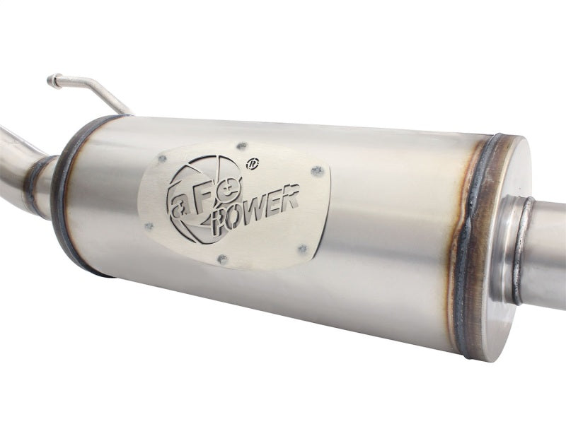 aFe MACHForce XP 2.5in SS-409 Cat-Back Exhaust 07-16 Jeep Wrangler - 49-48055