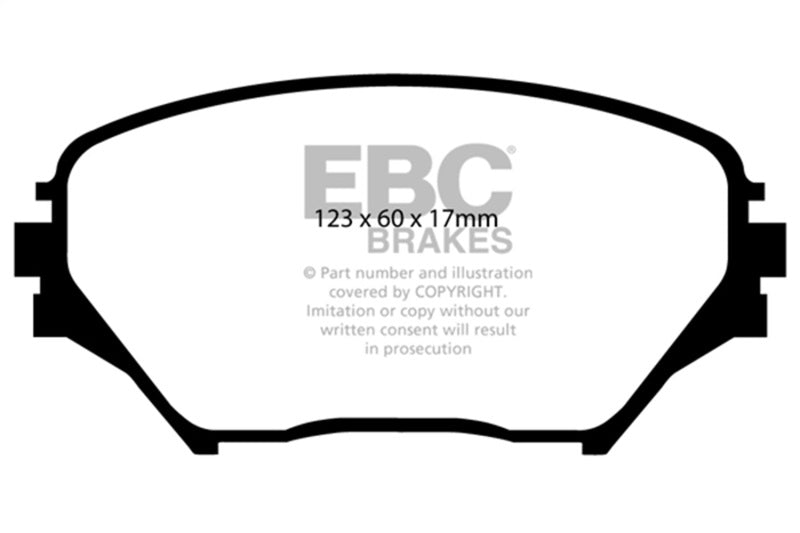 EBC Ultimax2 Brake Pad Sets (Fronts Only) - UD862