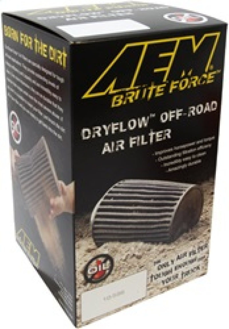 AEM 3.5 in x 9 in Dryflow Conical Air Filter - 21-2049BF