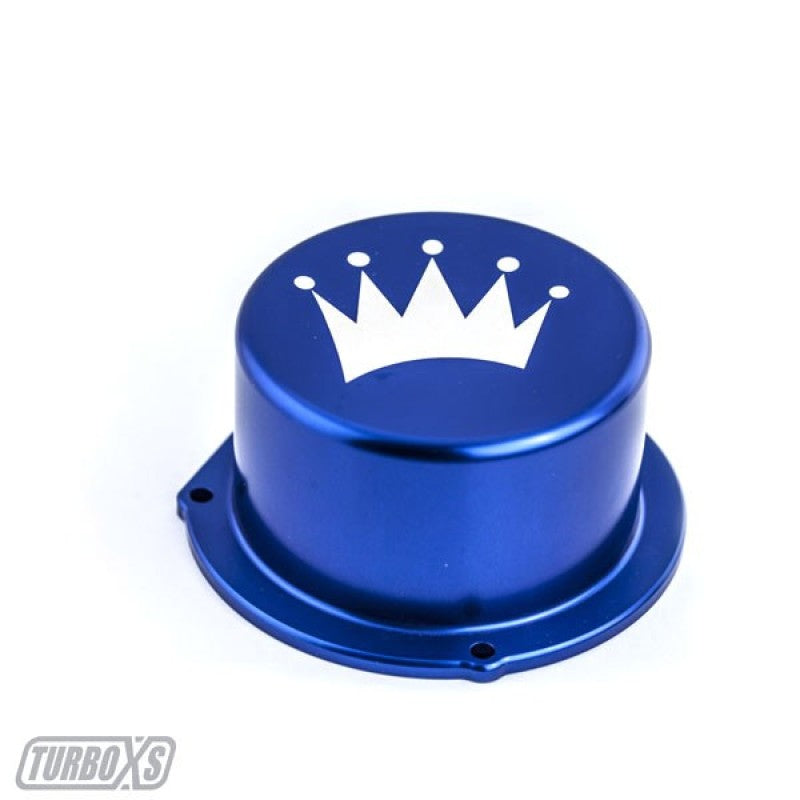 Turbo XS 15-16 Subaru WRX Billet Aluminum Vacuum Pump Cover - W15-VPC-BLU