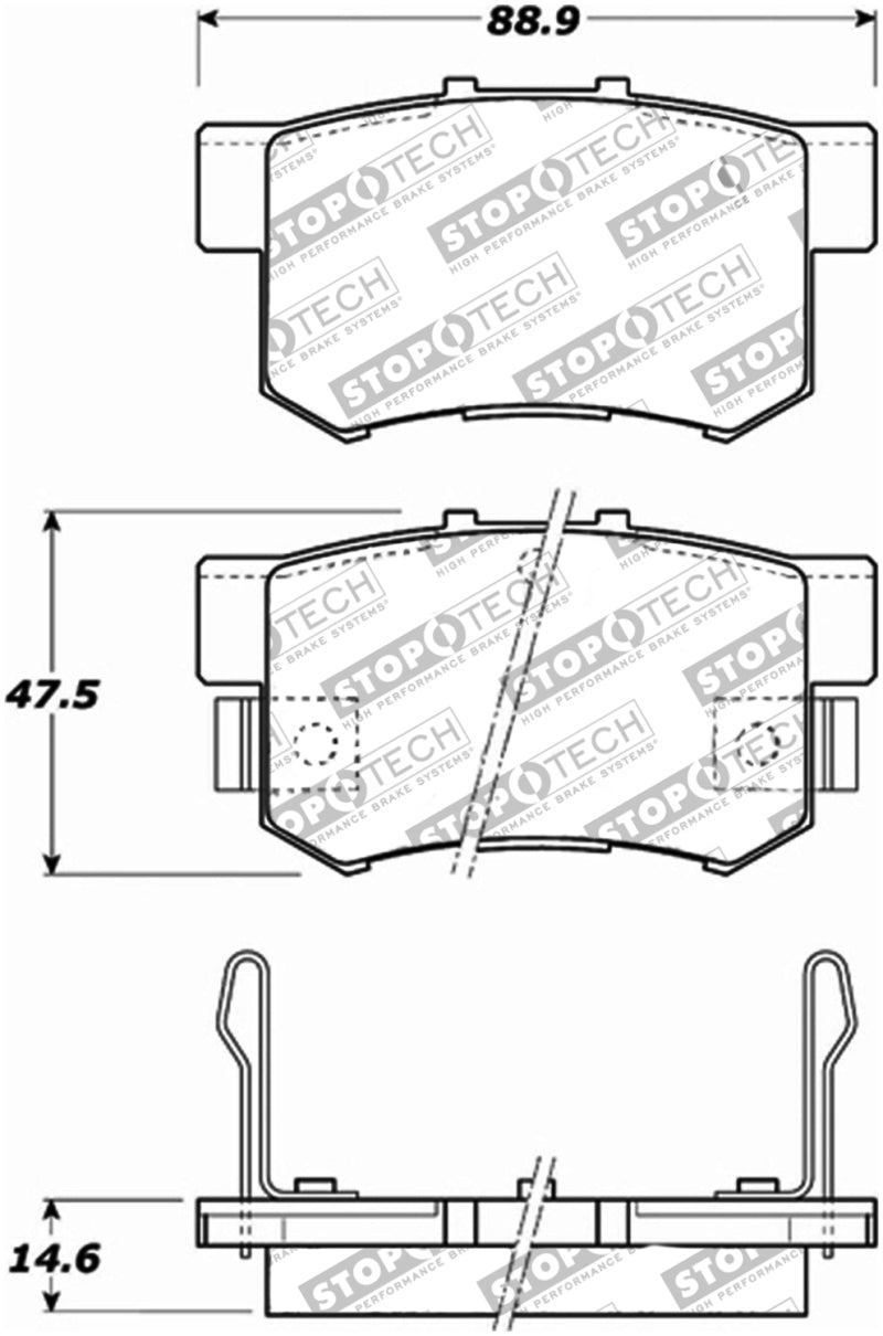 StopTech Performance 00-09 Honda S2000 / 92-07 Accord / 04-10 - 309.05370