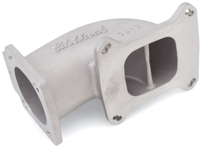 Edelbrock Low Profile Intake Elbow 90mm Throttle Body to Square-Bore - 3848