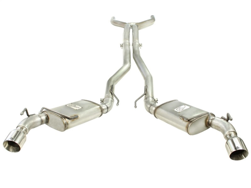 aFe MACHForce XP Exhaust 3in Stainless Stee CB/10-13 Chevy Camaro - 49-44039-P