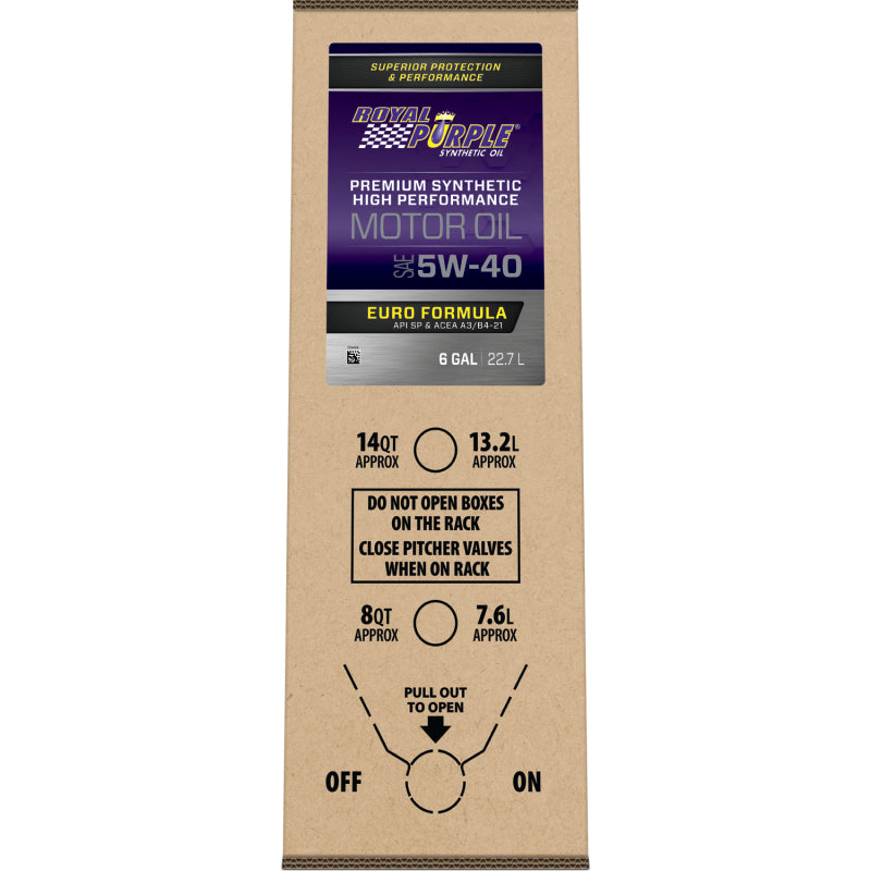 Royal Purple Premium Synthetic High Performance Euro Formula 5W-40 Motor - 60540