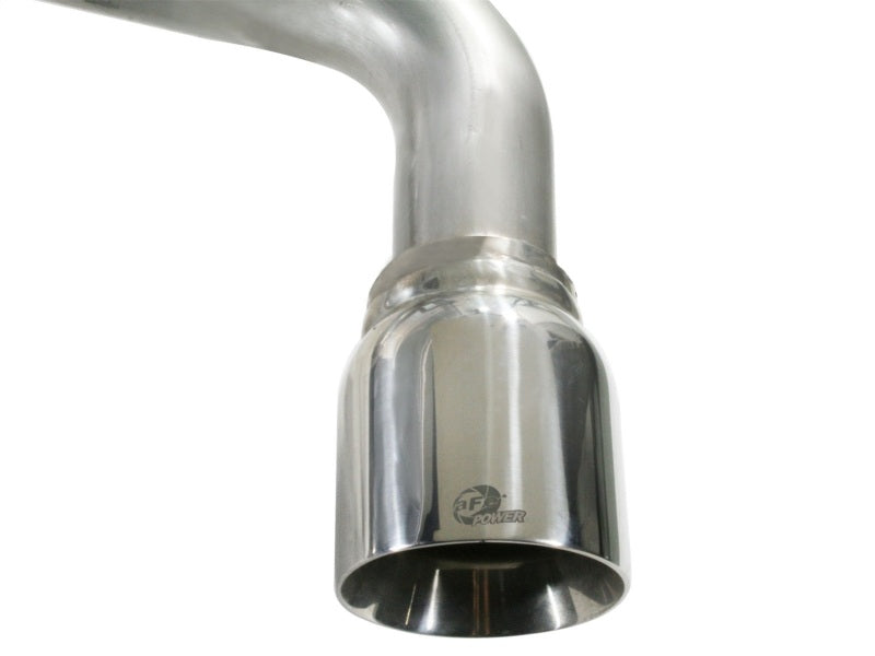 aFe MACHForce XP Exhaust 304SS Cat-Back w/ Polished Tips 12-13 - 49-36407