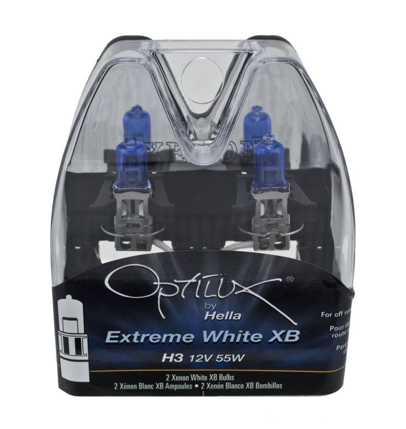 Hella H3 12V 55W Xen White XB Bulb (Pair) - H71071312