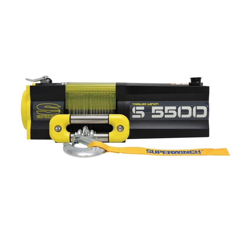 Superwinch 5500 LBS 12V DC 7/32in x 60ft Steel Rope - 1455200