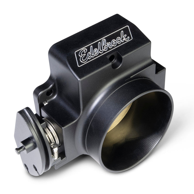 Edelbrock EFI Throttle Body Pro-Flo XT 90mm Black Mat Anodized - 39703