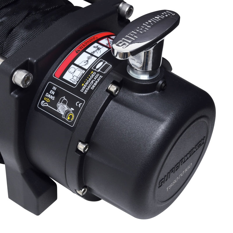Superwinch 11500 LBS 12V DC 3/8in x 80ft Synthetic Rope - 1511201