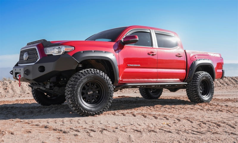 AVS 16-18 Toyota Tacoma Double Cab Ventvisor In-Channel Front & - 194768