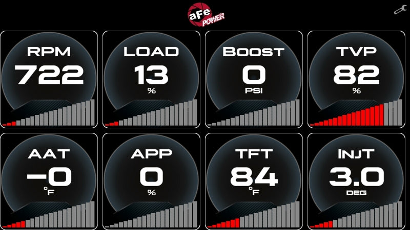 aFe AGD Advanced Gauge Display Digital 5.5in Monitor 08-18 Dodge/RAM/Ford/GM - 77-91001