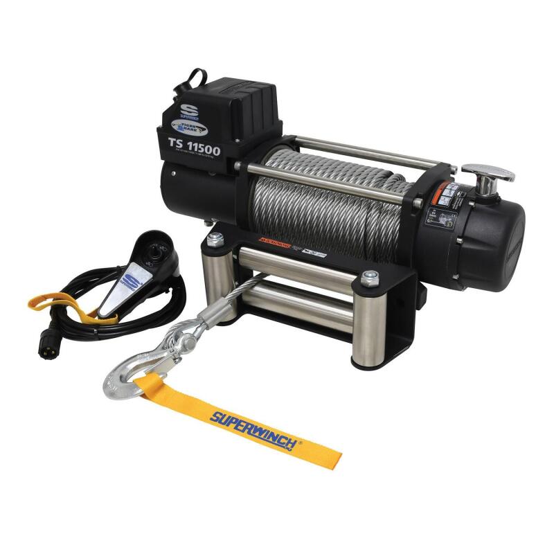 Superwinch 11500 LBS 12V DC 3/8in x 84ft Steel Rope - 1511200