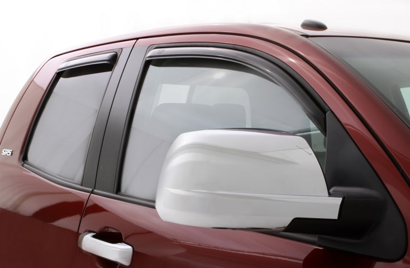 AVS 07-18 Toyota Tundra Double Cab Ventvisor In-Channel Front & - 194761