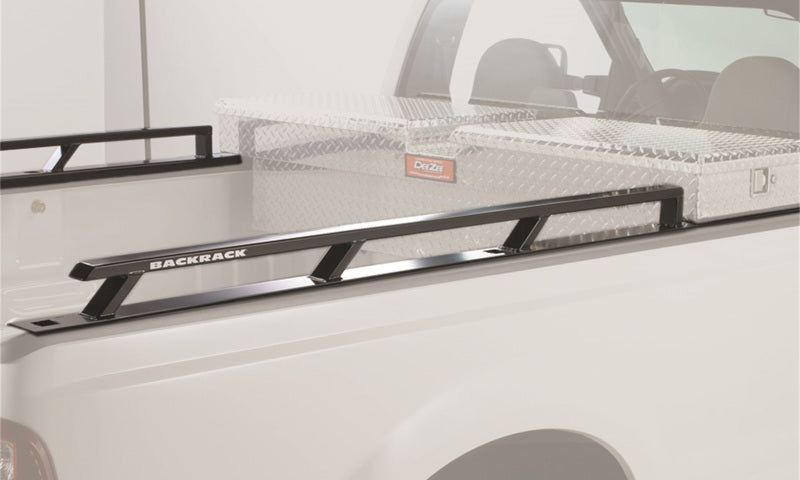 BackRack 14-18 Silverado/Sierra 8ft Bed Siderails - Toolbox 21in - 80520TB