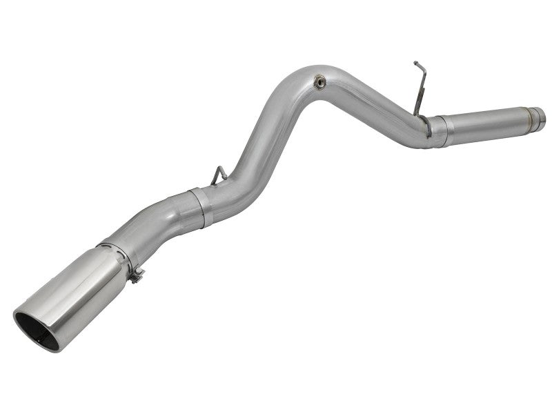 aFe LARGE Bore HD 5in Exhausts DPF-Back SS w/ Pol - 49-44081-P