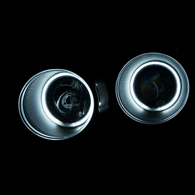 ANZO 2012-2015 Chevrolet Sonic Projector Headlights w/ Halo Black (CCFL) - 121488