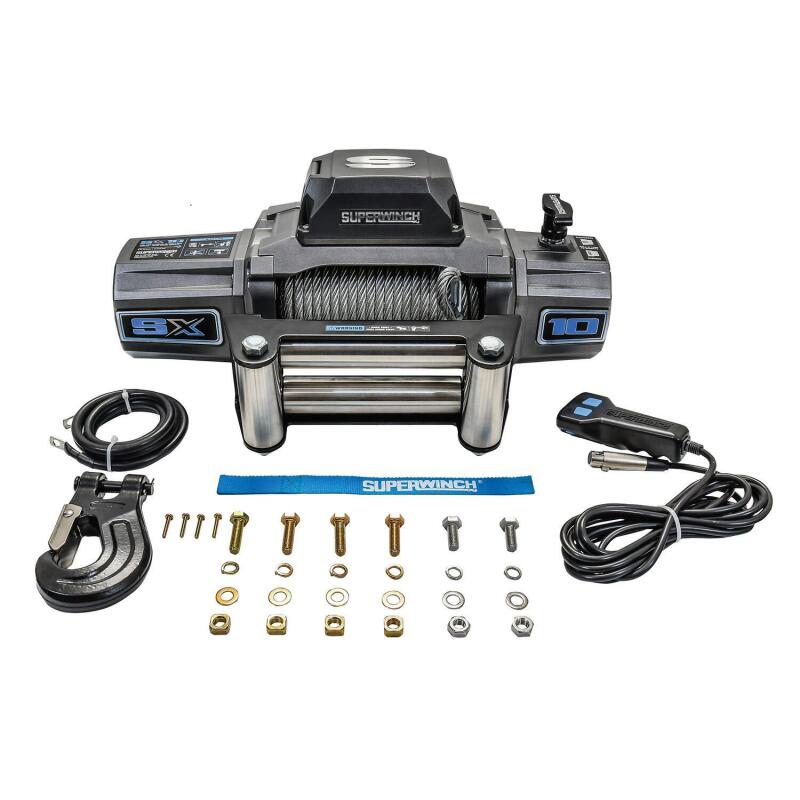 Superwinch 10000 LBS 12V DC 3/8in x 85ft Wire Rope - 1710200