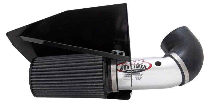 AEM 98-02 Dodge Ram 5.9L TD Polished Brute Force Air - 21-8204DP