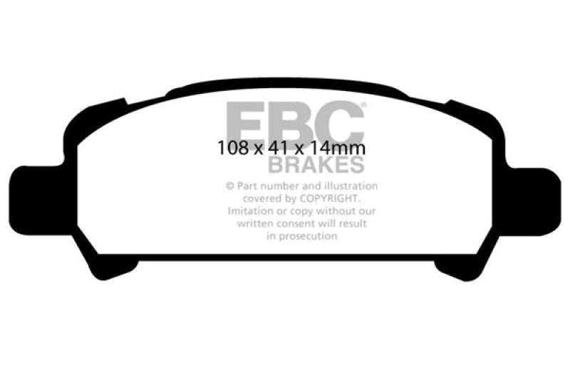 EBC Ultimax2 Brake Pad Sets (Rears Only) - UD770