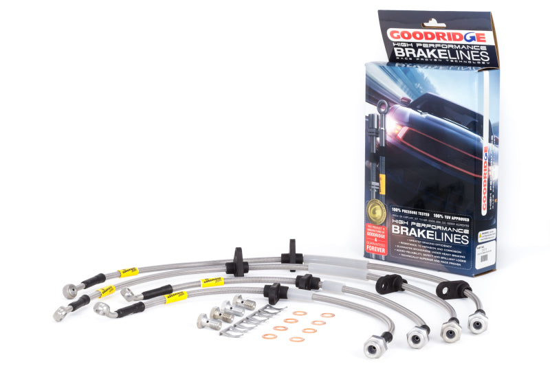 Goodridge 94-01 Acura Integra / 92-95 Honda Civic (w/Rear Disc - 20018