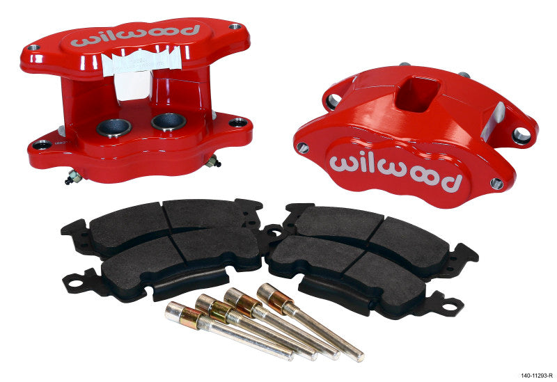 Wilwood D52 Rear Caliper Kit - Red 1.25 / 1.25in - 140-11293-R