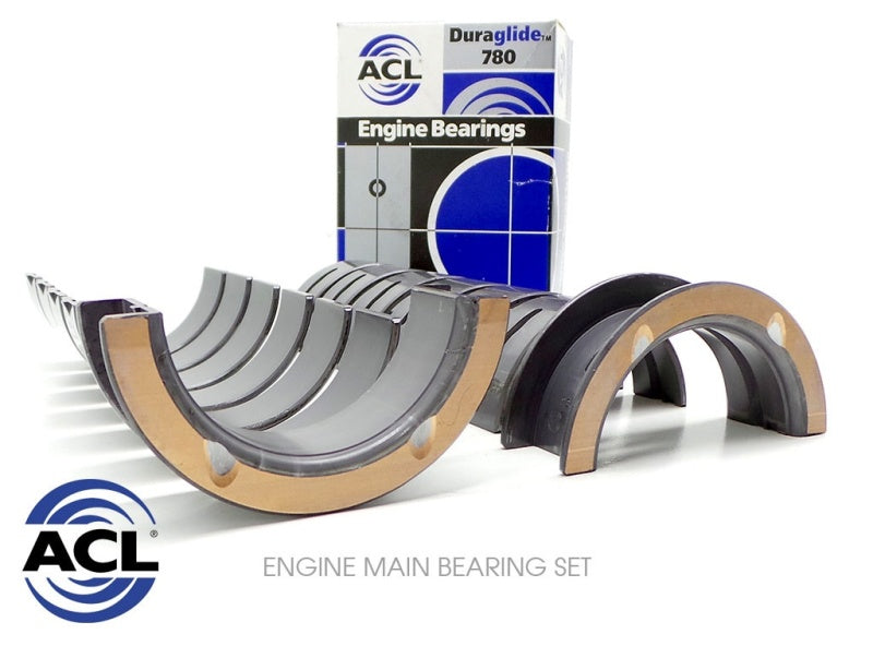ACL 1965-2000 Chevy V8 396/402/427/454 .10mm Oversized Main Bearing Set - 5M829P-10