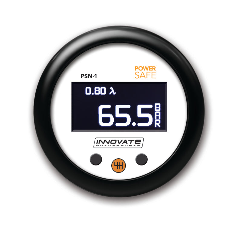 Innovate PSN-1 PowerSafe Nitrous Bottle Pressure / Wideband O2 Gauge - 3893
