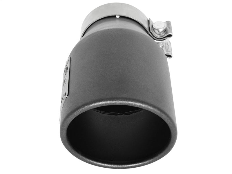 aFe MACH Force-Xp 3in 304 SS Metallic Black Exhaust Tip - 49T30451-B091