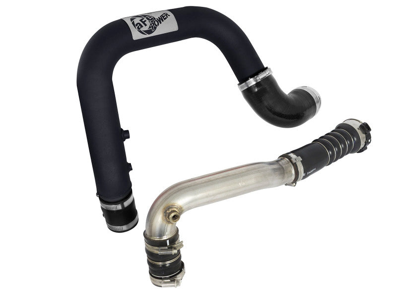 aFe BladeRunner 2.5in Black IC Tube Hot Side w/ Coupling - 46-20268-B