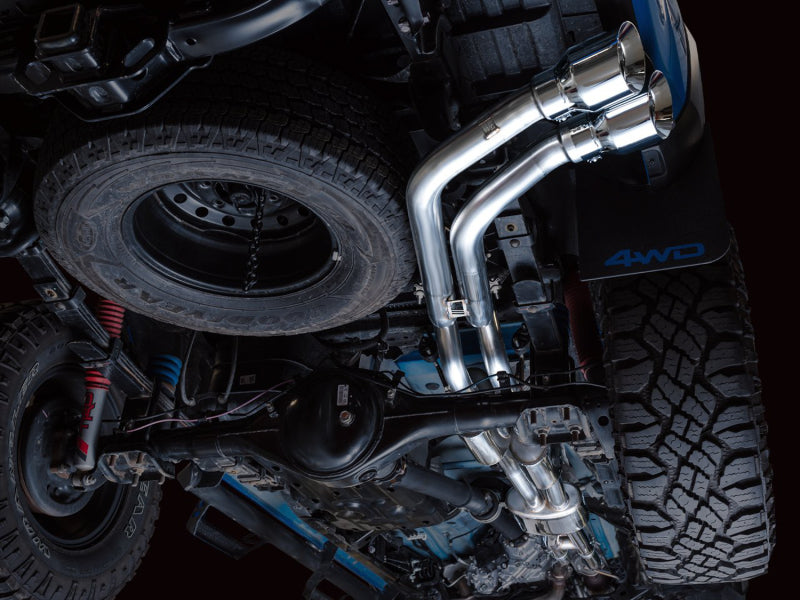 AWE 16-22 Toyota Tacoma 0FG Catback Exhaust w/ BashGuard - - 3015-32826