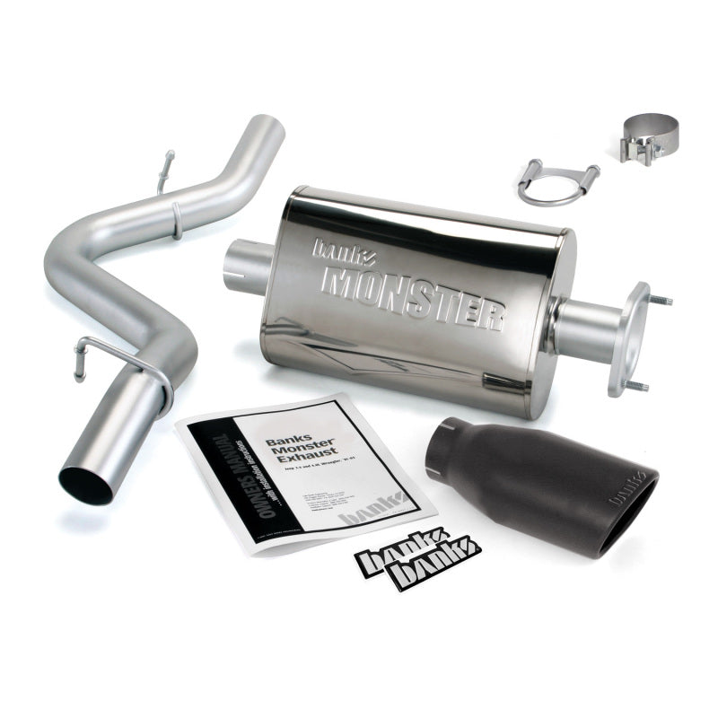 Banks Power 04-06 Jeep 4.0L Wrangler Monster Exhaust System - - 51314-B