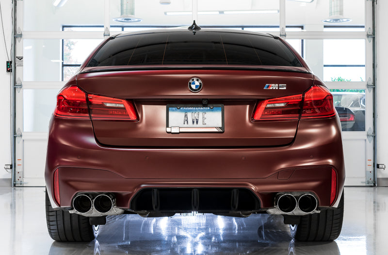 AWE Tuning 18-19 BMW M5 (F90) 4.4T AWD SwitchPath Axle-back - 3025-42061