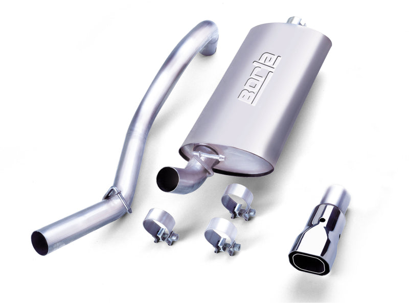 Borla 97-99 Jeep Wrangler 2.5/4.0L w/o Hitch Cat-Back 2.25in Single - 14728