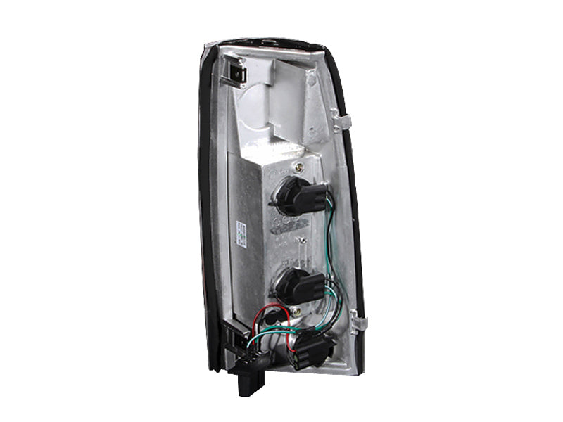 ANZO 1999-2000 Cadillac Escalade Taillights Red/Clear - New Gen - 211140