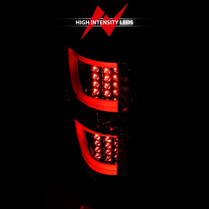 ANZO 2009-2013 Ford F-150 LED Taillights Smoke - 311258