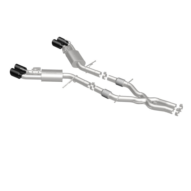 MagnaFlow SYS Cat-Back 2015-2017 Cadillac CTS-V 6.2L Quad 4in Carbon - 19011