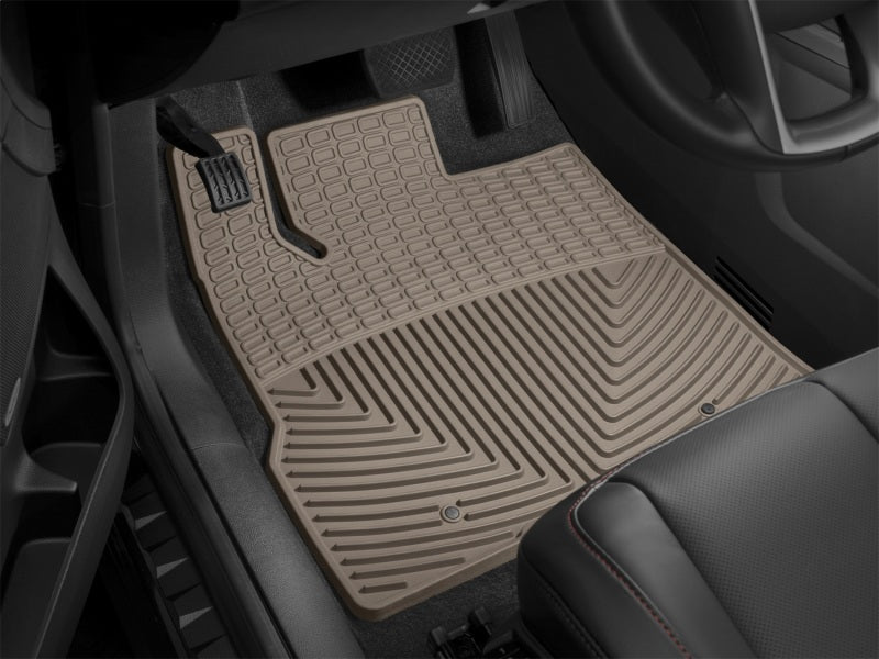 WeatherTech 2018+ Toyota Tacoma Front Rubber Mats - Tan - W378TN